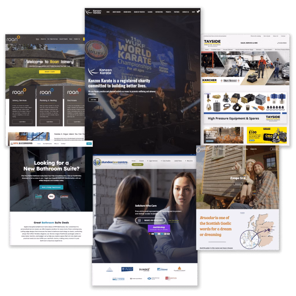 Dundee Web Design - projects